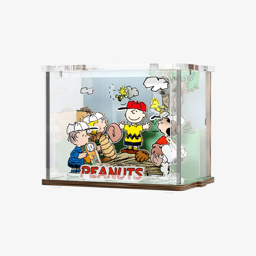 Snoopy Baseball Time Puzzle