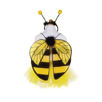 Great Pretenders Bumblebee Tutu With Wings & Headband Size 4-6