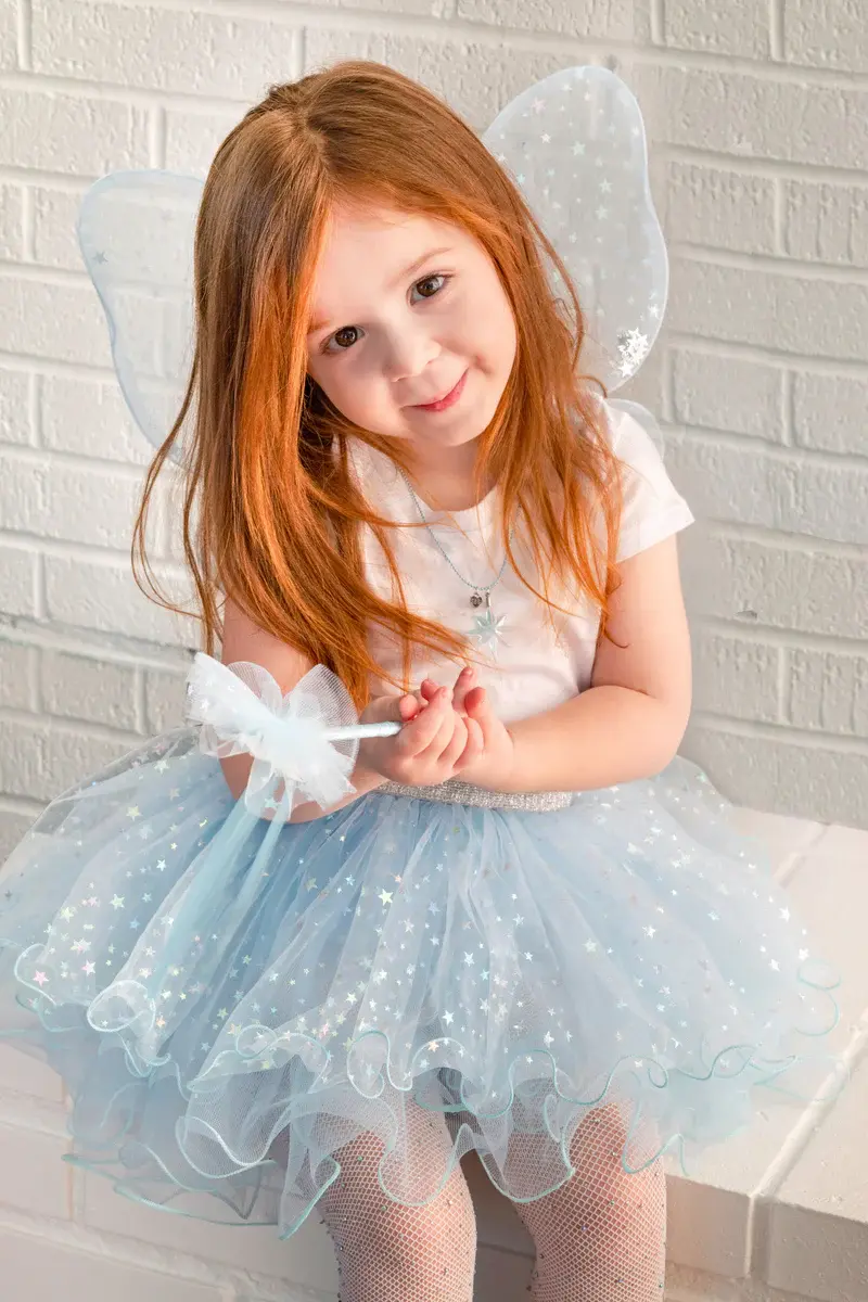 Great Pretenders Iridescent Celestial Fairy Wings, Tutu & Wand 4-6
