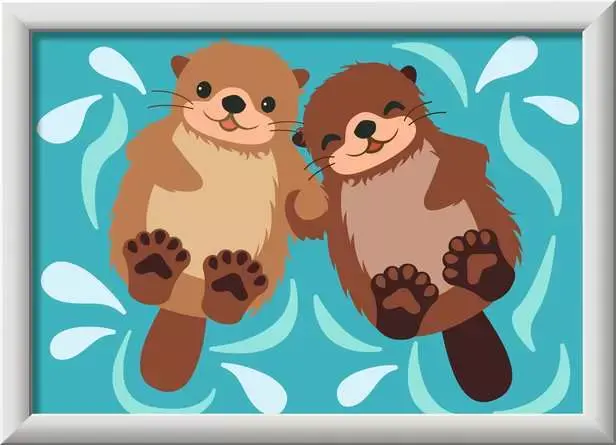 CreArt Child 5x7 Otter Love