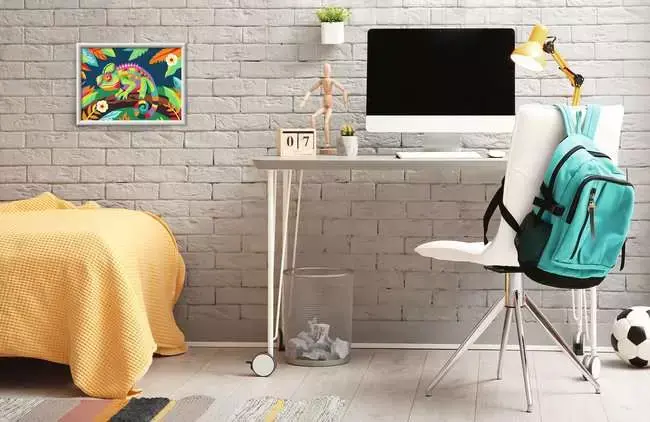 CreArt Child Painting by Numbers Colorful Chameleon