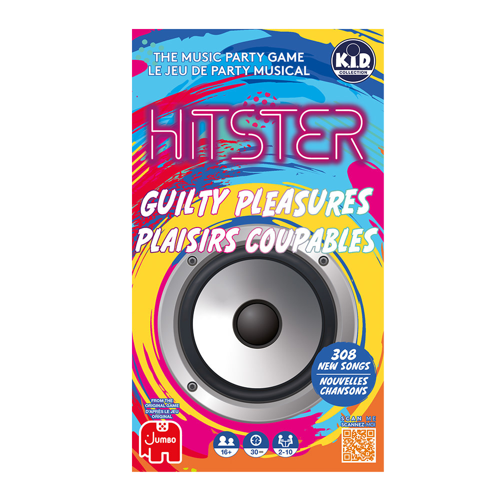 Hitster Guilty Pleasures Musical Party Game