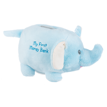 Ganz Elephant Money Bank Payton Blue