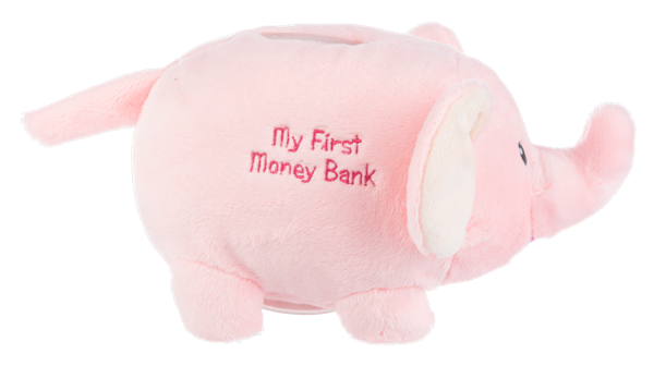 Ganz Elephant Money Bank Penny Pink