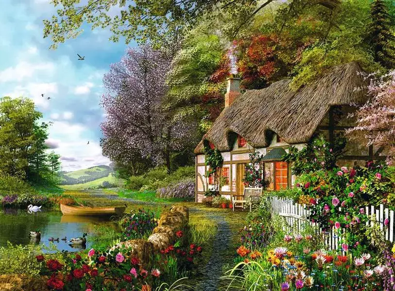 Ravensburger Ravensburger Puzzle 1500pc Country Cottage