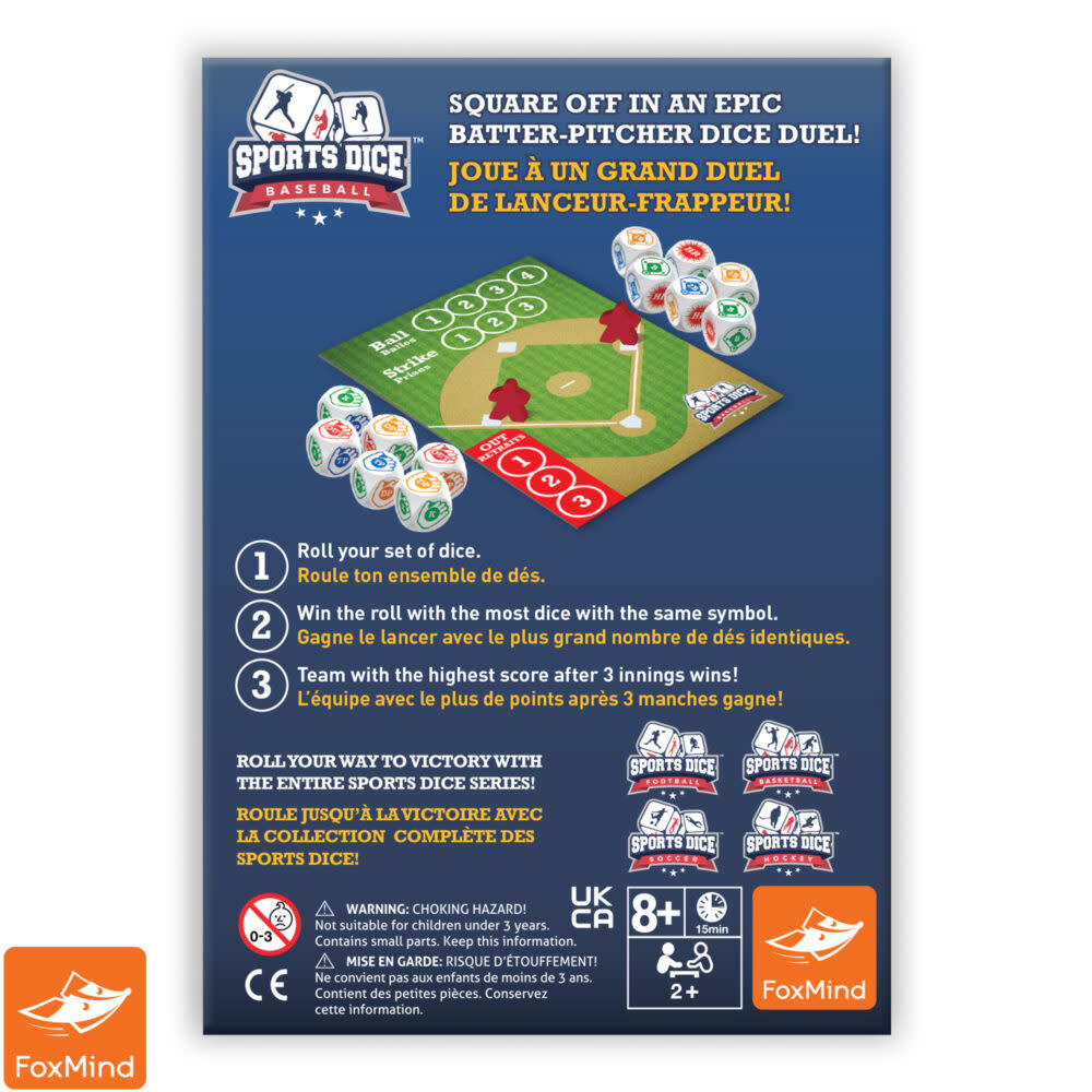 FoxMind Sports Dice Baseball