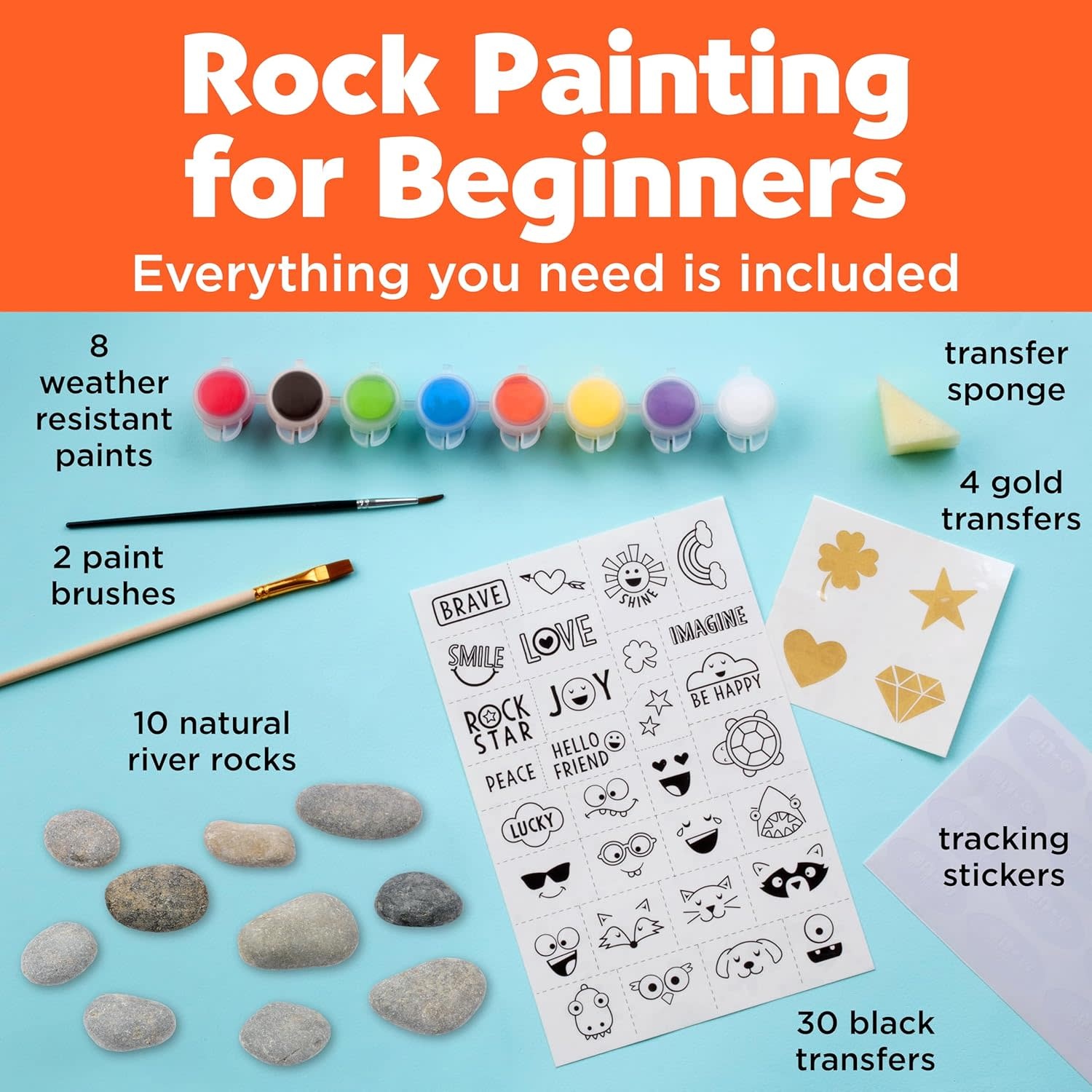 Creativity for Kids Hide & Seek Rock Painting