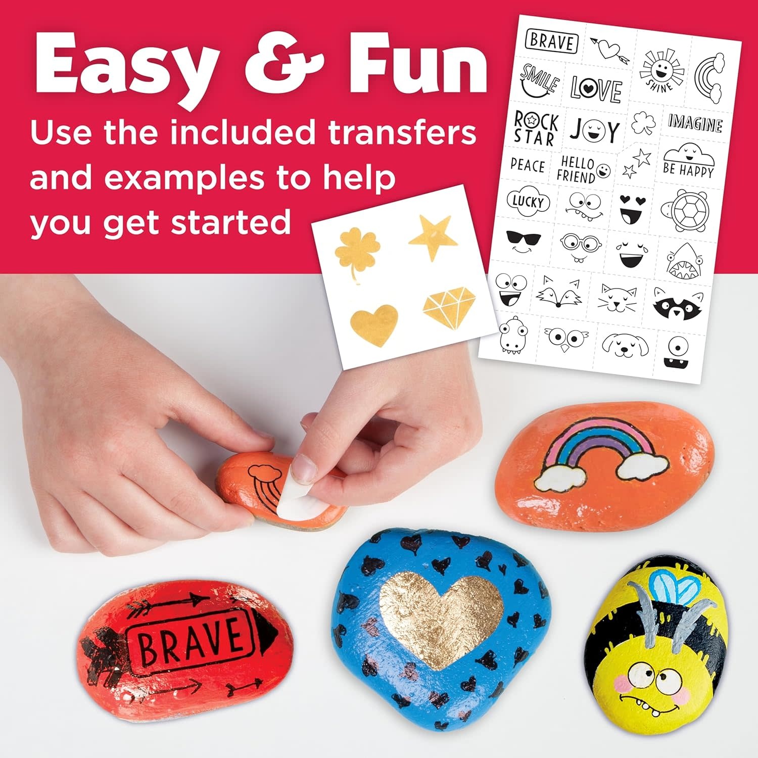 Creativity for Kids Hide & Seek Rock Painting