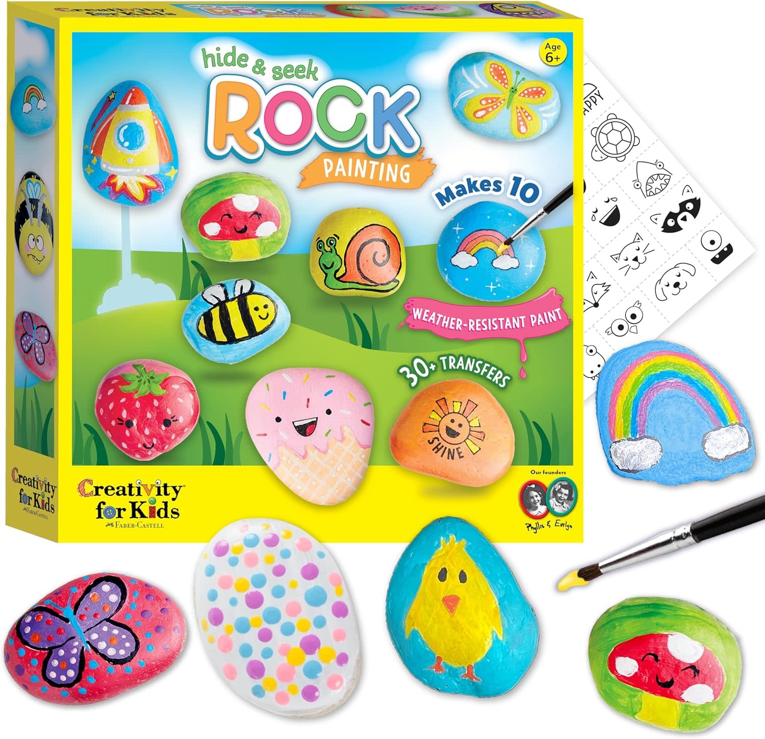 Creativity for Kids Hide & Seek Rock Painting