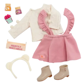 Our Generation Our Generation Doll Deluxe Outfit: Sweet as Jam Sweater & Skirt