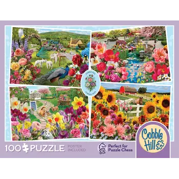 Cobble Hill Puzzles Cobble Hill Puzzle 100pc Garden Tour