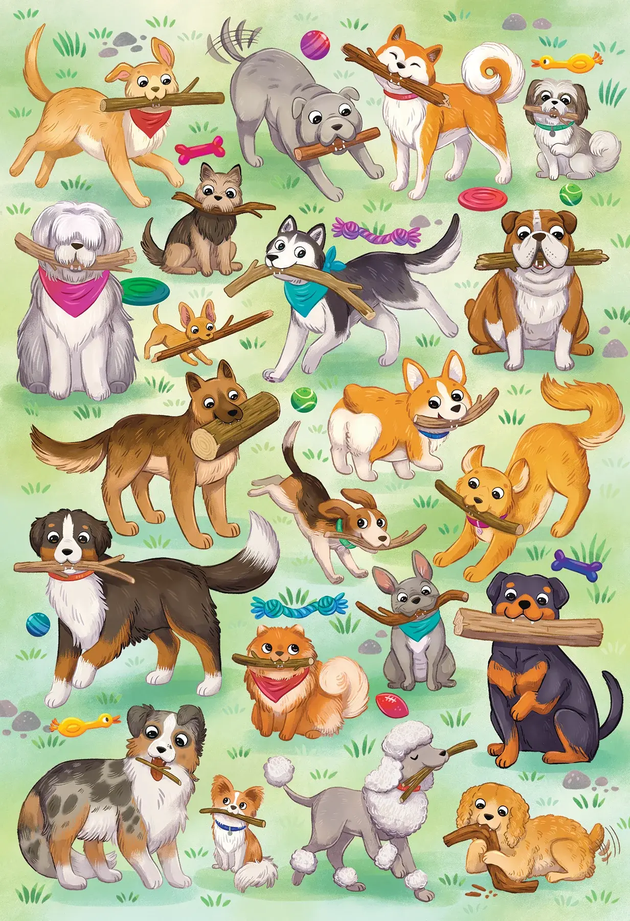 Cobble Hill Puzzles Cobble Hill Puzzle 100pc Fetch