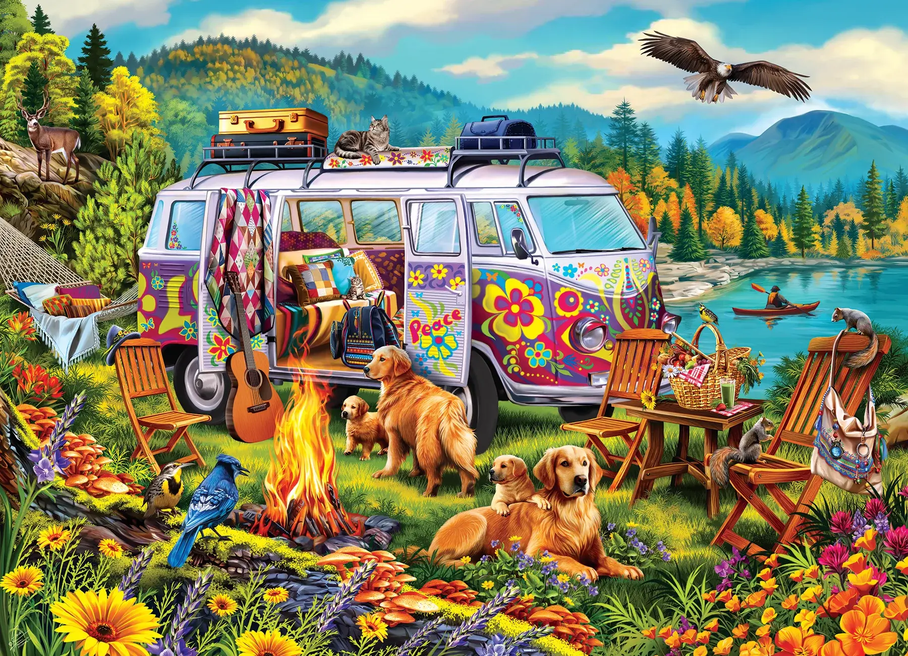 Cobble Hill Puzzles Cobble Hill Puzzle 1000pc The Great Outdoors