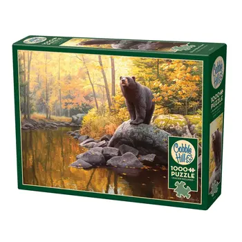 Cobble Hill Puzzles Cobble Hill Puzzle 1000pc Black Bear Pond