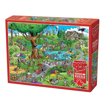 Cobble Hill Puzzles Cobble Hill Puzzle 1000pc DoodleTown: Par for the Course