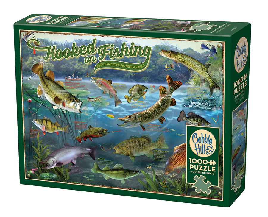 Cobble Hill Puzzles Cobble Hill Puzzle 1000pc Hooked on Fishing