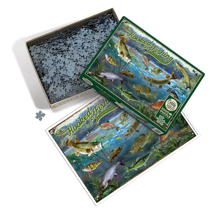 Cobble Hill Puzzles Cobble Hill Puzzle 1000pc Hooked on Fishing