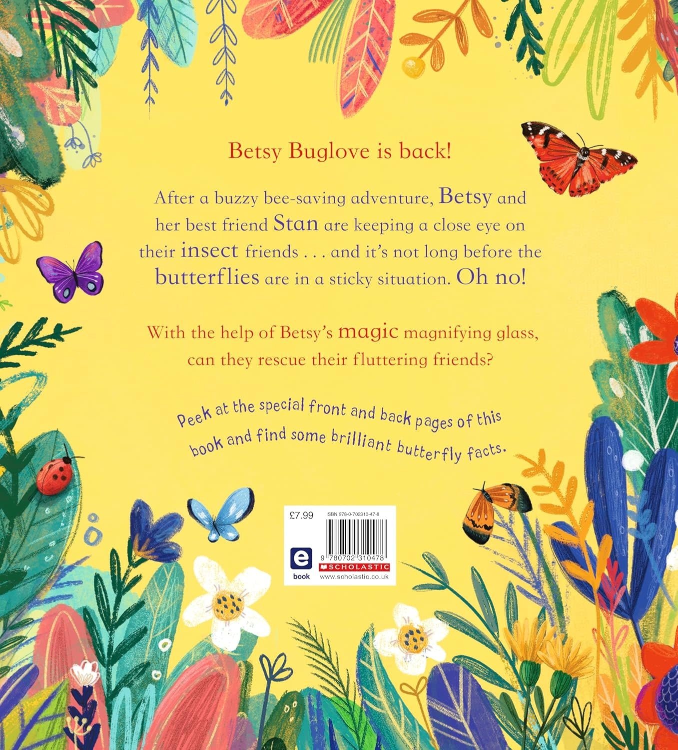 Betsy Buglove Saves the Butterflies Paperback Book