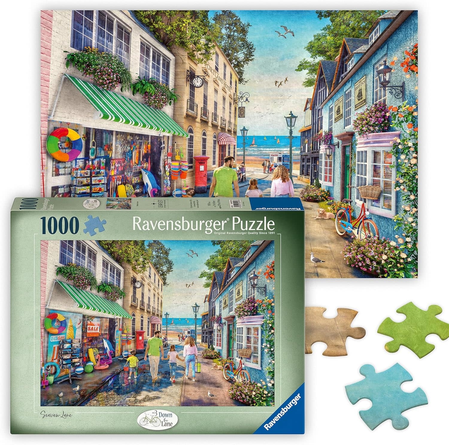 Ravensburger Ravensburger Puzzle 1000pc Seaview Lane