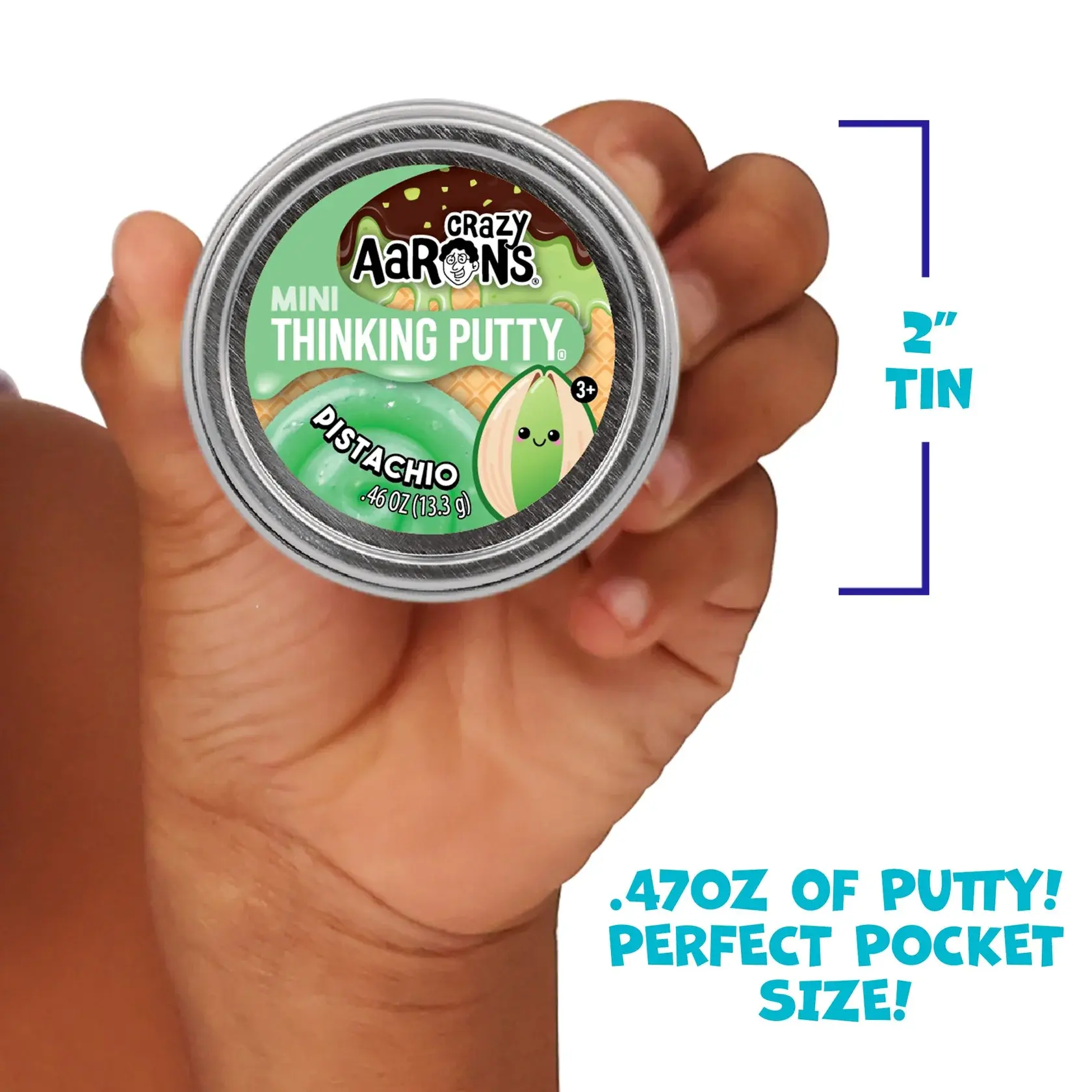 Crazy Aaron Crazy Aaron's Thinking Putty Mini Pistachio