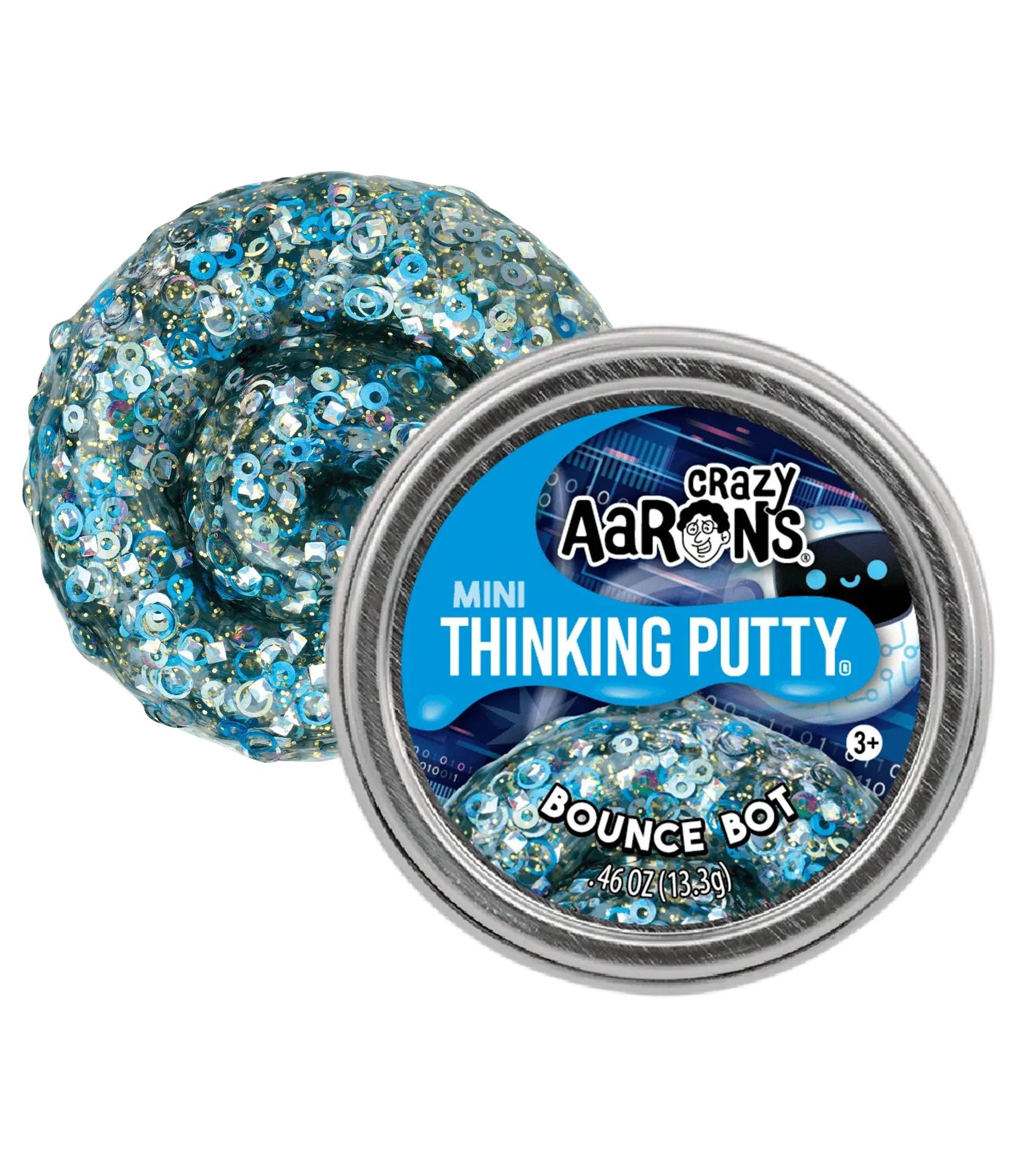 Crazy Aaron Crazy Aaron's Thinking Putty Mini Tin Bounce Bot
