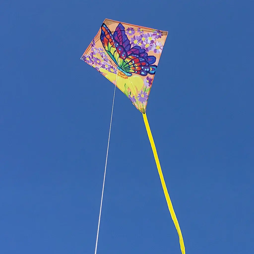 Premier Kite 25" Diamond Butterfly & Wildflowers