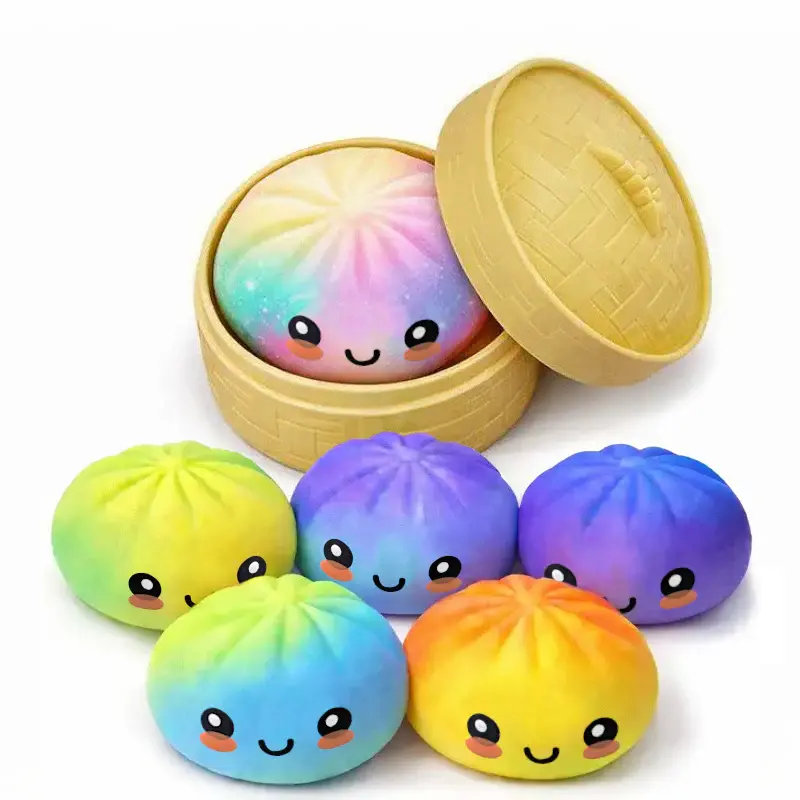 Squishy Mystery Rainbow Tie Dye Dumplings