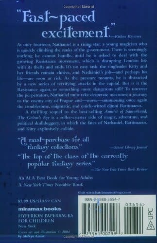 Bartimaeus Book 2: The Golem's Eye