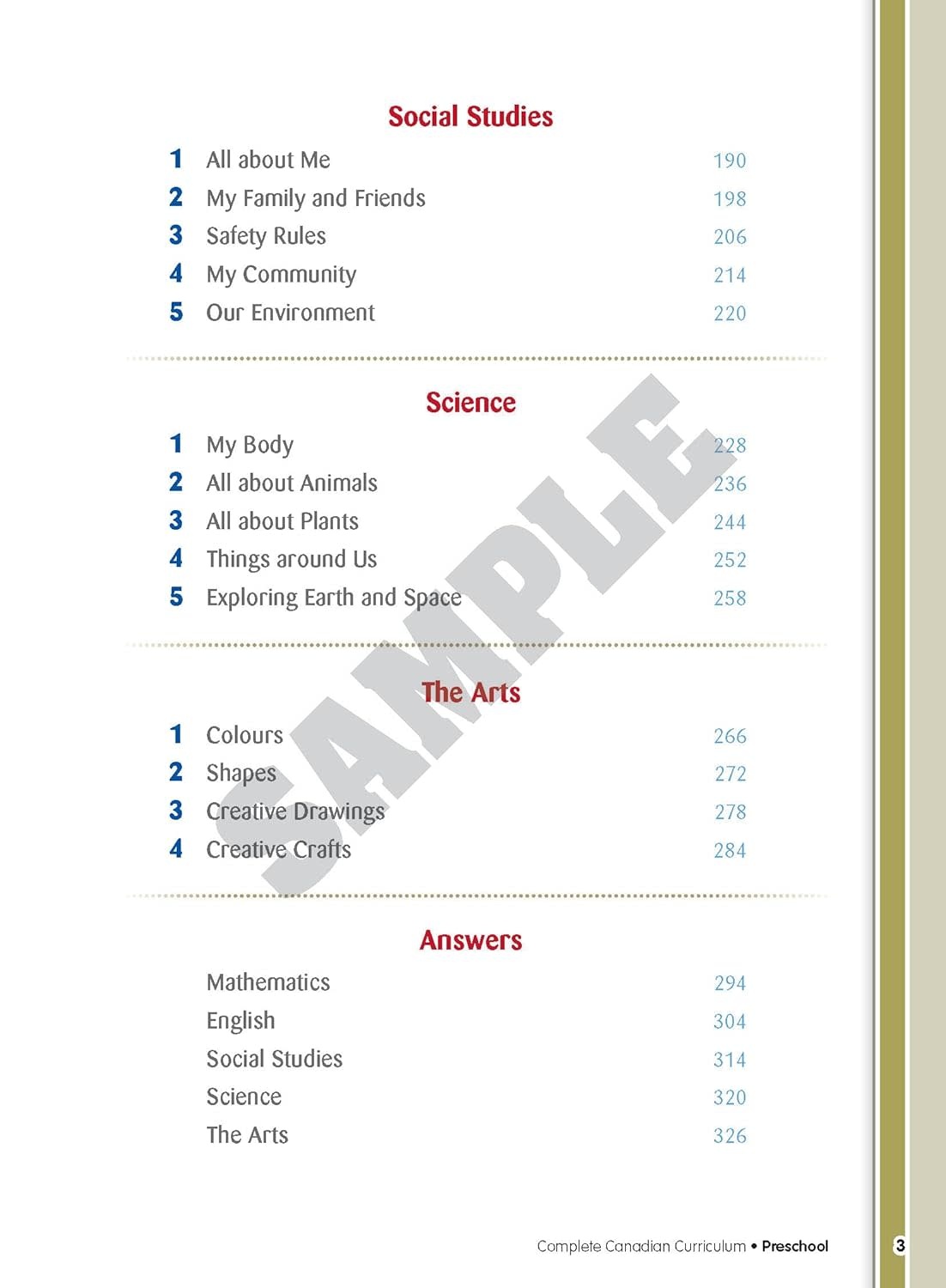 Complete Canadian Curriculum Preschool: Enriched