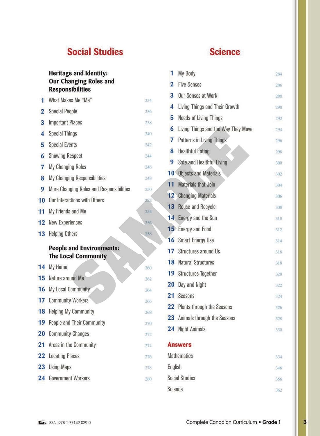 Complete Canadian Curriculum Grade 1: Enriched