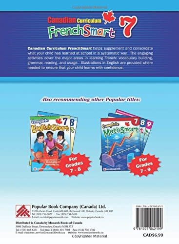 Canadian Curriculum Frenchsmart: Grade 7