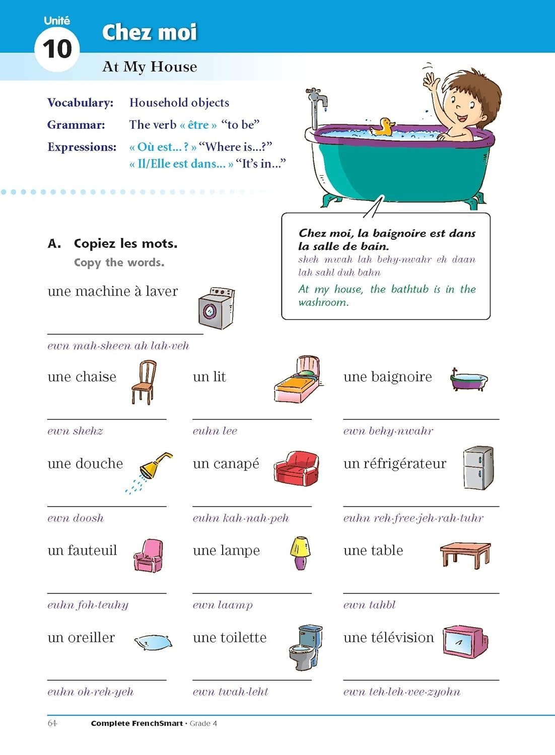 Frenchsmart Book Grade 4: Enriched