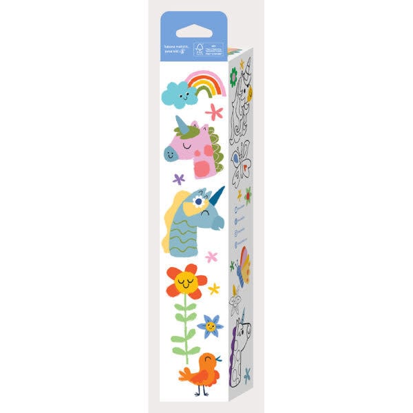 haku yoka Colouring Roll Fantasy Unicorn