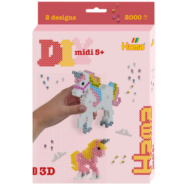 Hama Hanging Box 3D Unicorns