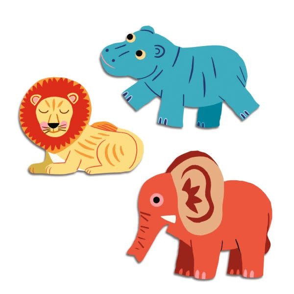 DJeco Djeco Baby Stickers Safari Animals