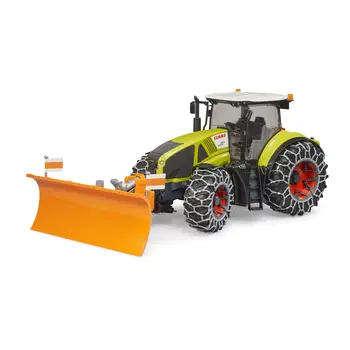 Bruder Bruder Claas Axion 950 w/ Snow Chains and Plow
