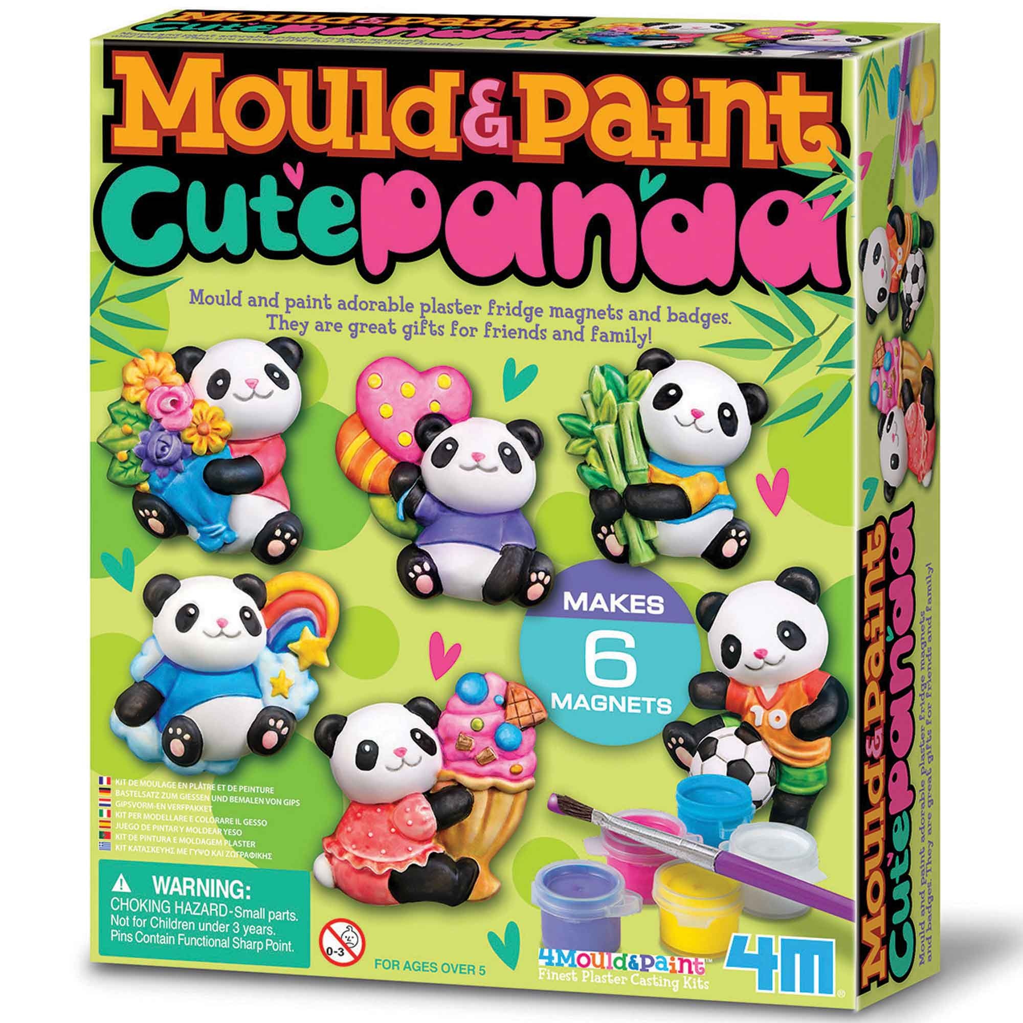 4M Mould and Paint Cute Pandas