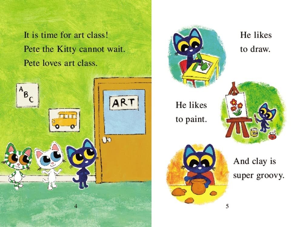 I Can Read My First Pete the Kitty's Outdoor Art Project