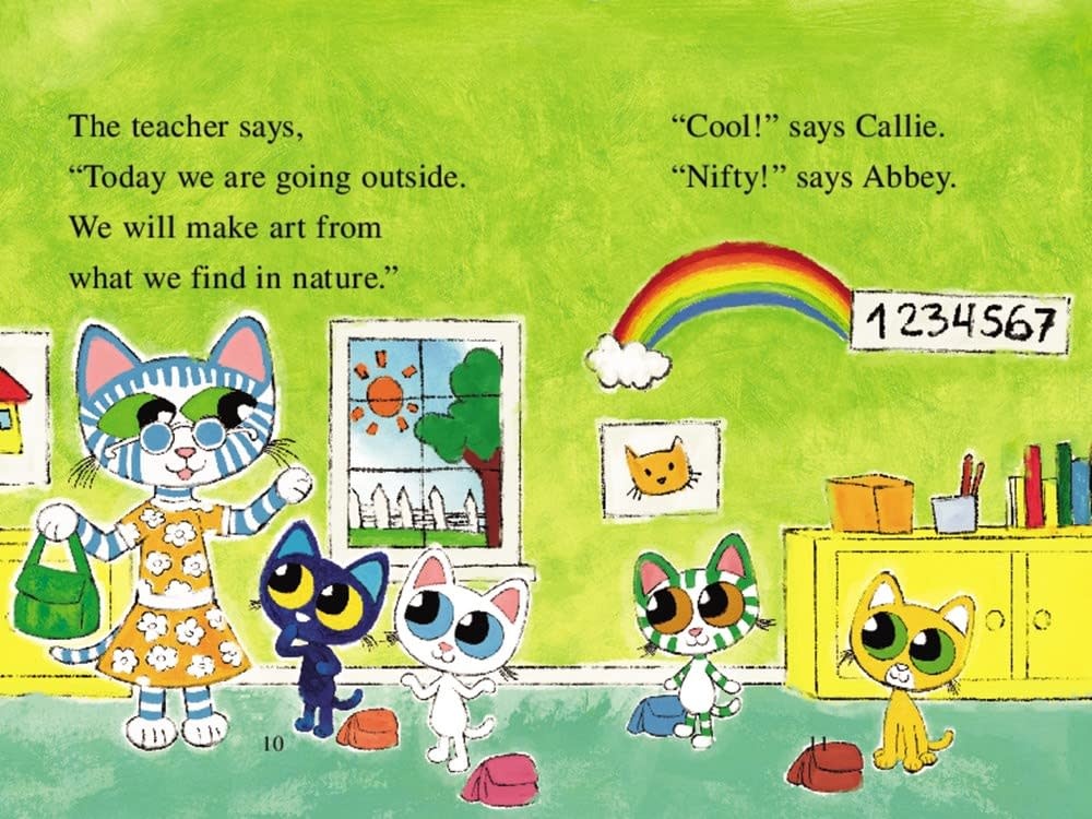 I Can Read My First Pete the Kitty's Outdoor Art Project