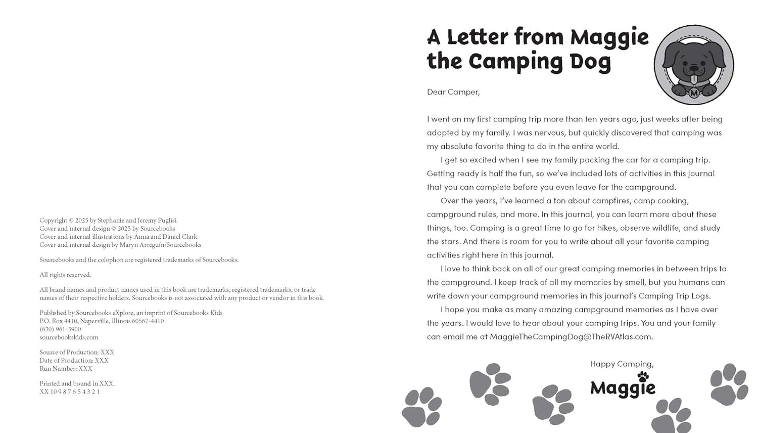 Let's Go Camping: A Journal and Logbook for Kids
