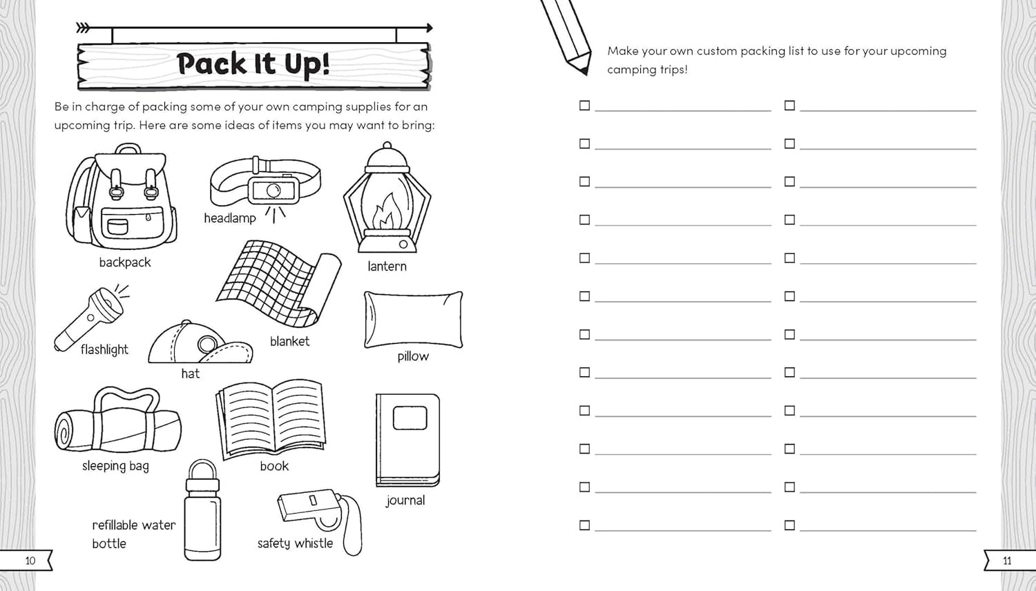 Let's Go Camping: A Journal and Logbook for Kids