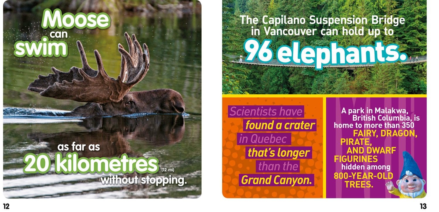 National Georaphic Book Weird But True Canada