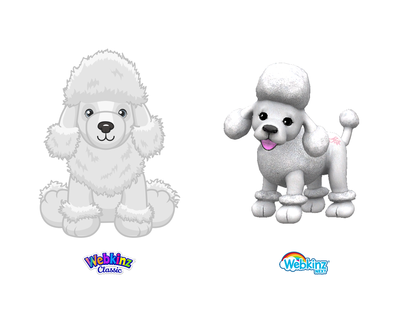 Ganz Webkinz White Poodle