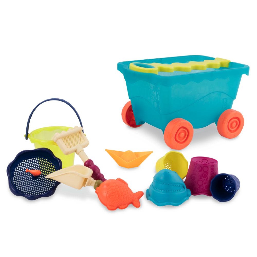 B.Summer Beach Wavy-Wagon Clear Blue