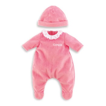 Corolle Corolle Doll Outfit Pink Pajamas & Hat 12"