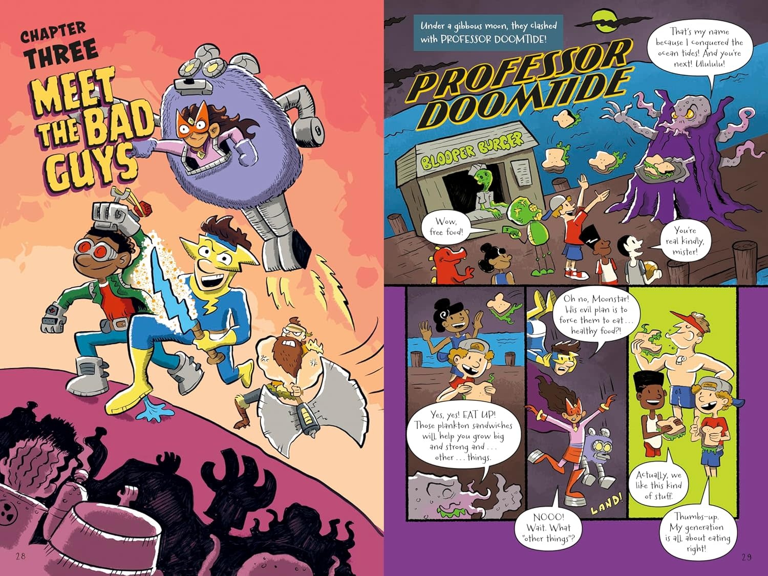 The Last Comics on Earth: Too Many Villains Book