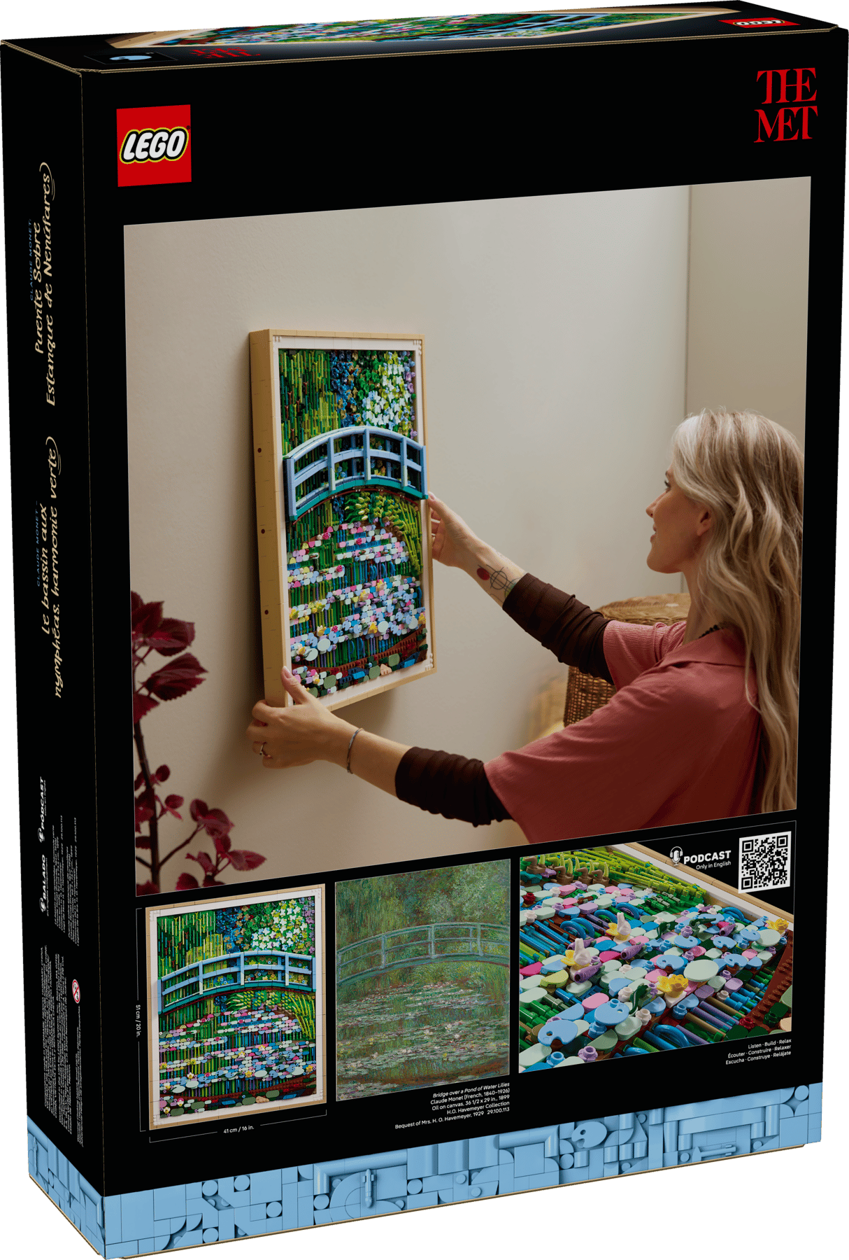 Lego Lego ART Claude Monet Bridge over a Stream