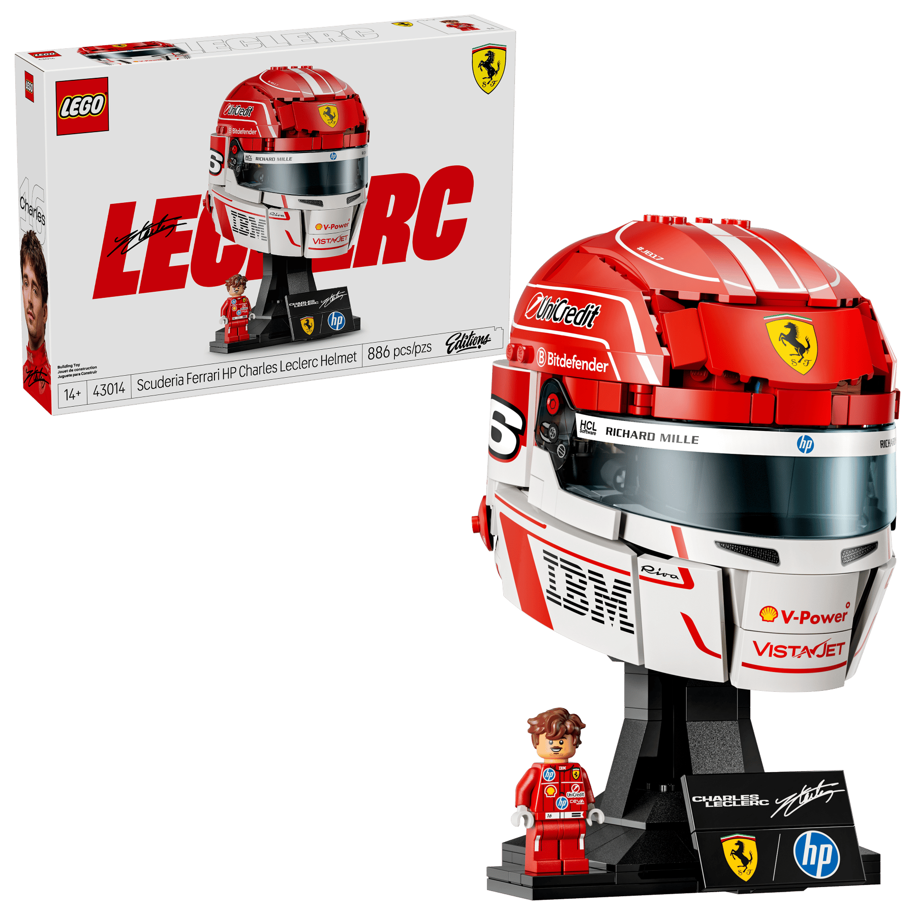 Lego Lego Editions Scuderia Ferrari HP Charles Leclerc Helmet