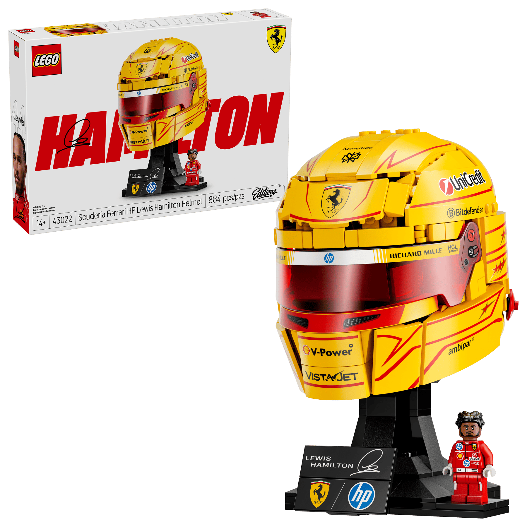 Lego Lego Editions F1 Scuderia Ferrari HP Lewis Hamilton Helmet