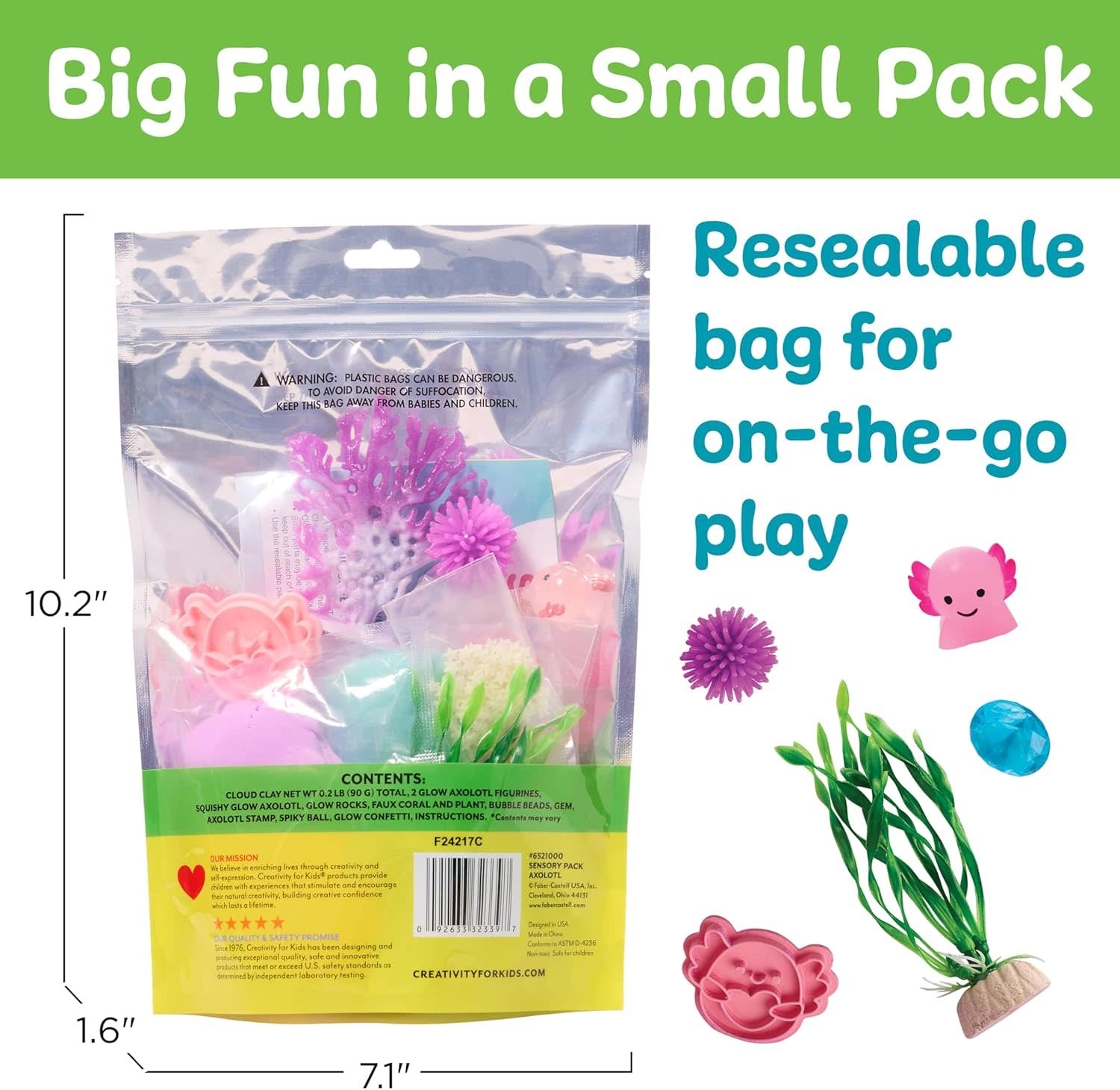 Creativity for Kids Creativity for Kids Sensory Pack: Axolotl